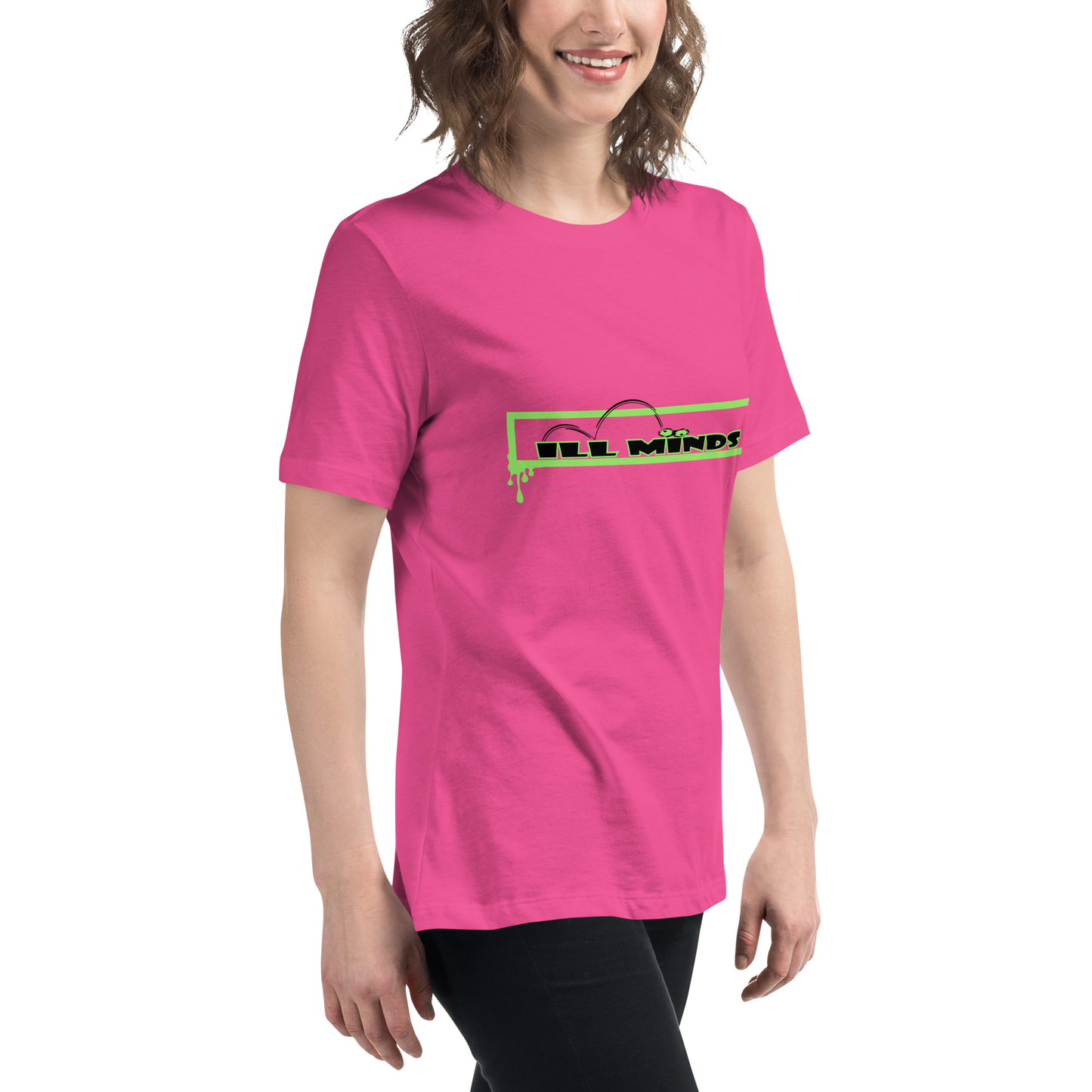 iLL Minds - iLL Eyes - Women's Relaxed Fit T-Shirt – Trendy Hip-Hop Streetwear Tee