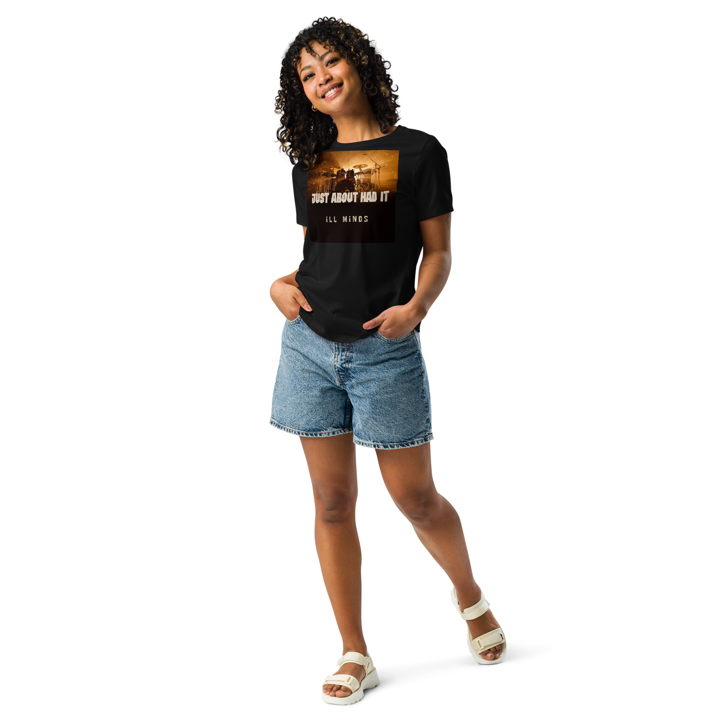 iLL Minds - Just About Had It - Women's Relaxed T-Shirt – Soft Cotton Streetwear Tee
