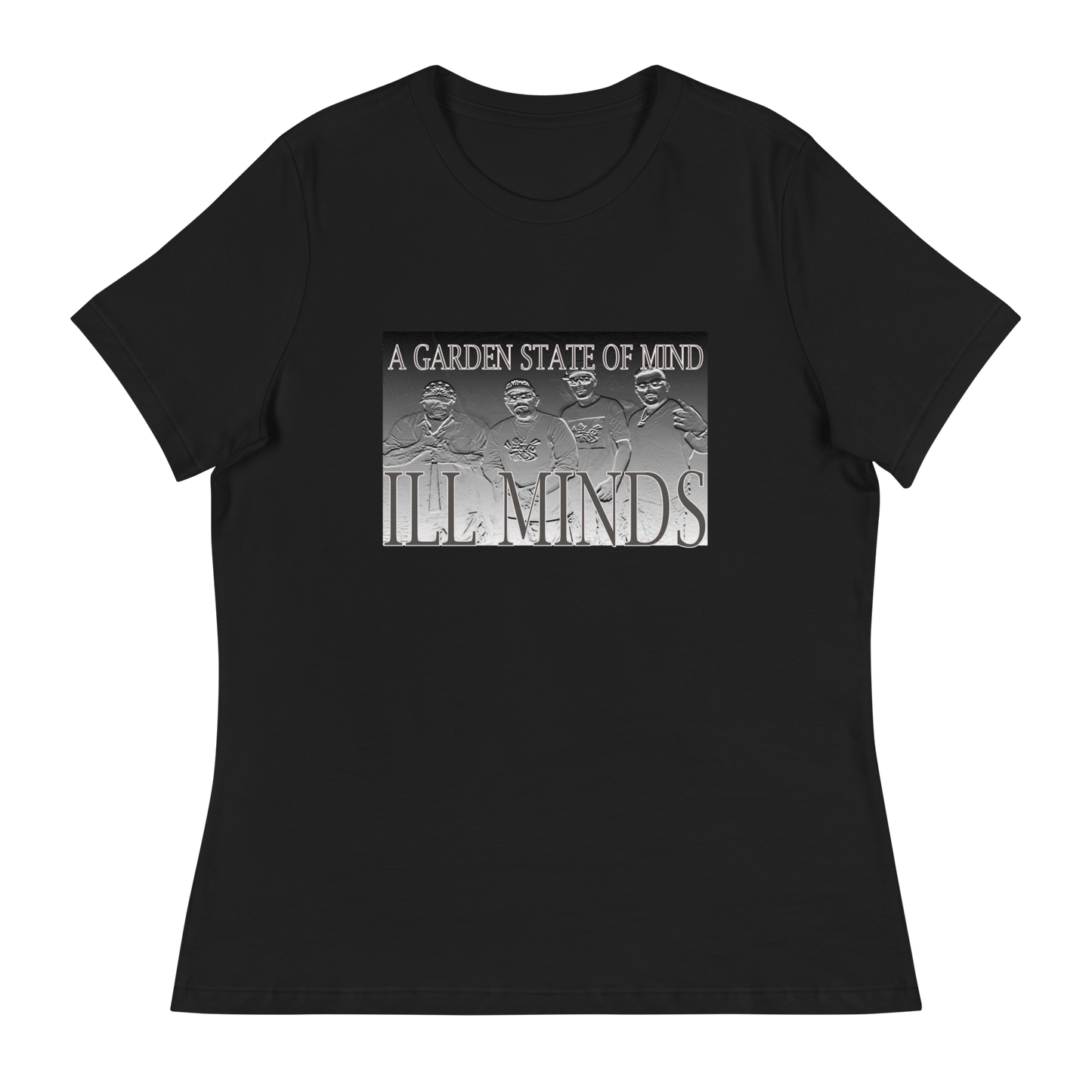 iLL Minds - Engraved Women's Relaxed T-Shirt | Soft & Stylish Hip-Hop Streetwear Tee