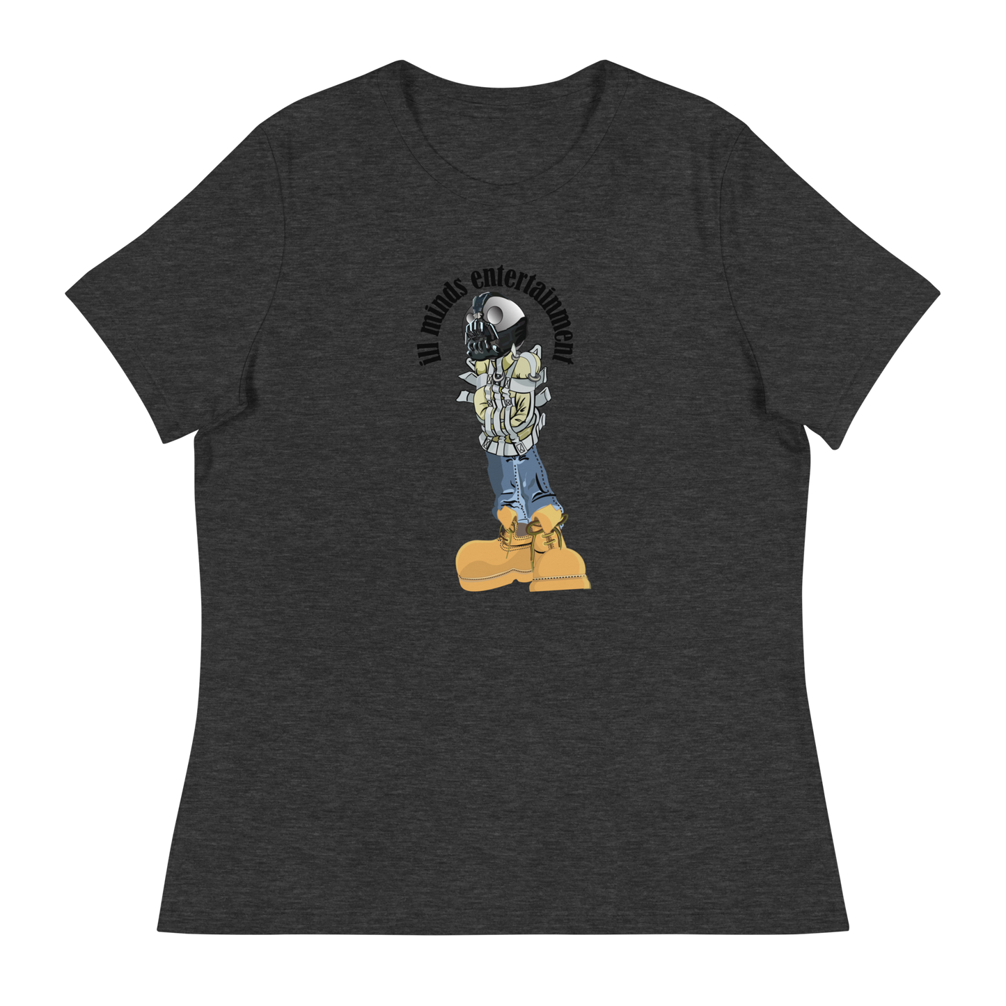 iLL Minds - Robo Man - Women's Relaxed Fit Hip-Hop Streetwear T-Shirt – Soft Cotton Tee