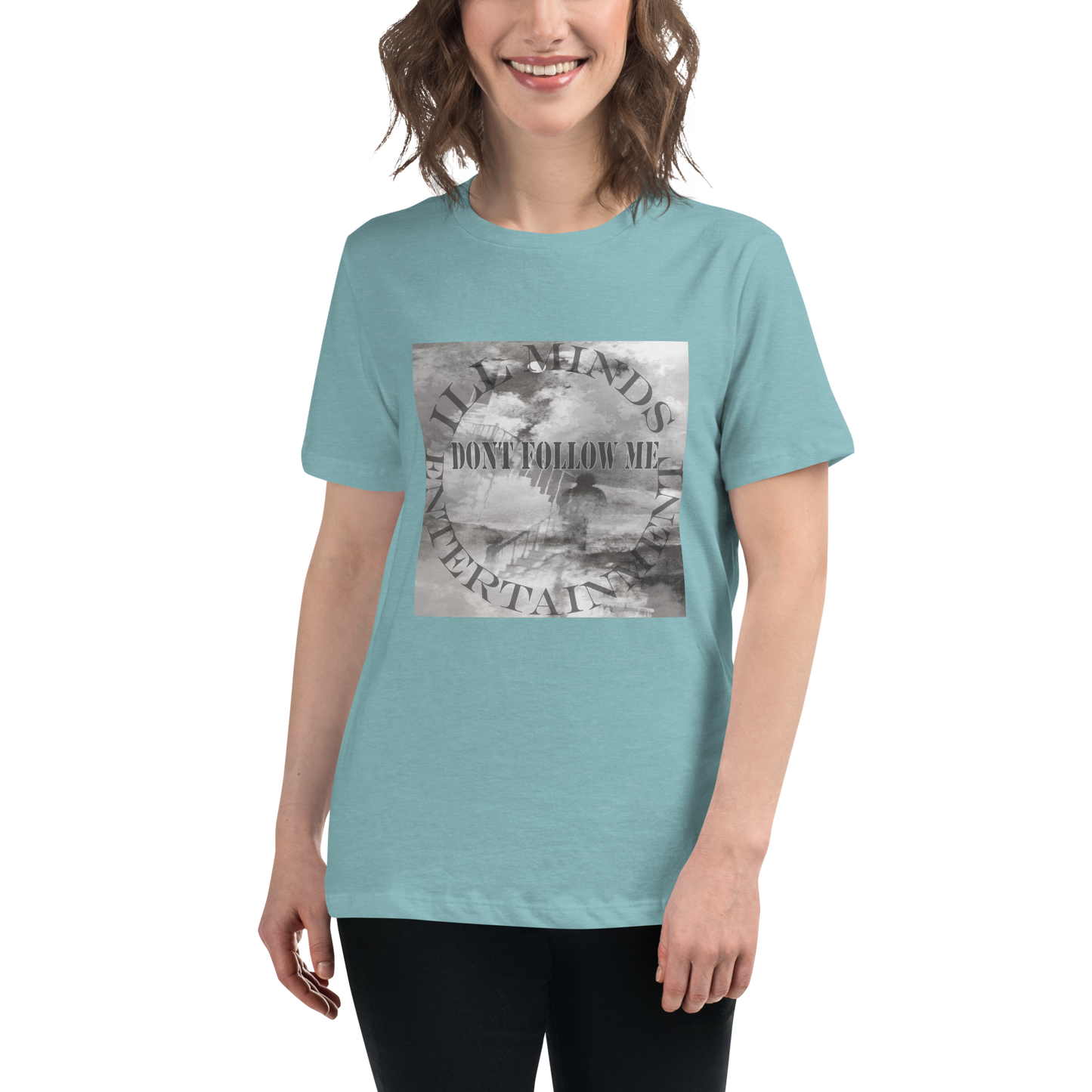 iLL Minds - Don't Follow Me - Women's Relaxed T-Shirt – Trendy Hip-Hop Streetwear Tee