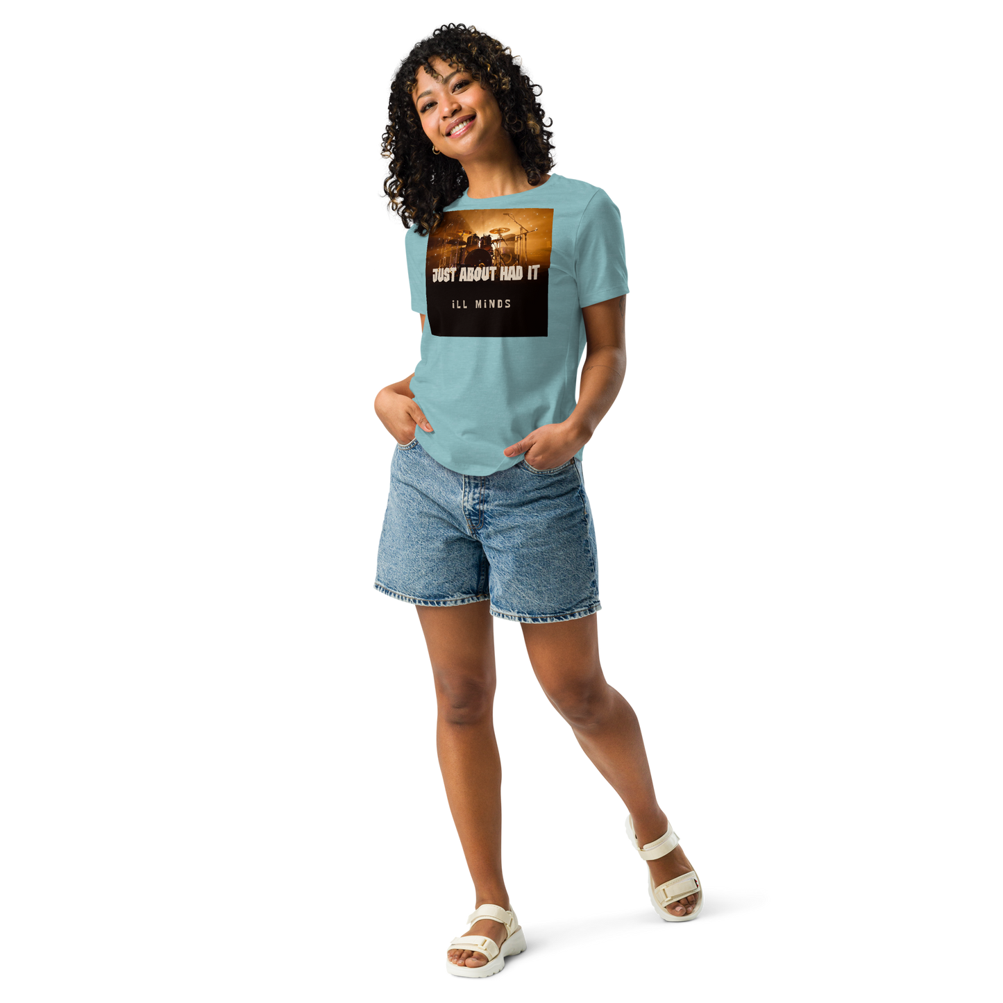 iLL Minds - Just About Had It - Women's Relaxed T-Shirt – Soft Cotton Streetwear Tee