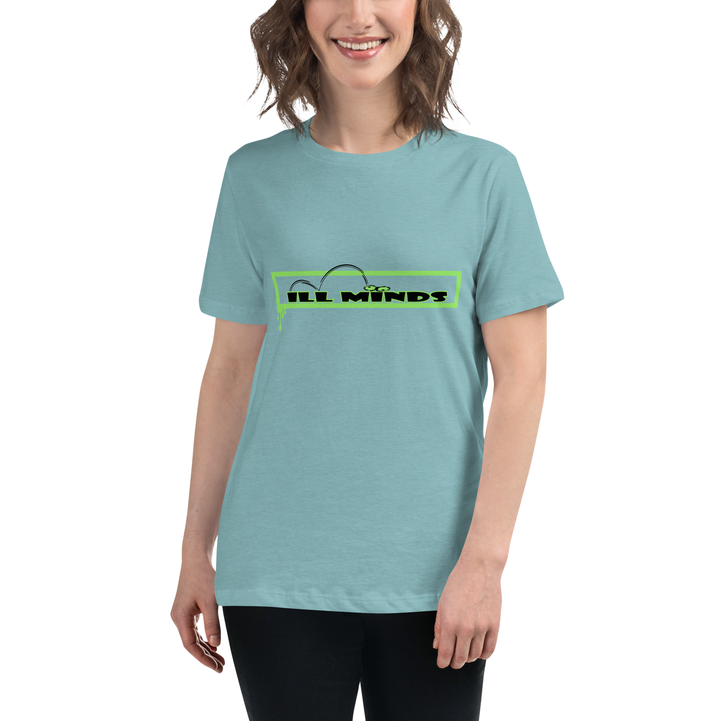 iLL Minds - iLL Eyes - Women's Relaxed Fit T-Shirt – Trendy Hip-Hop Streetwear Tee