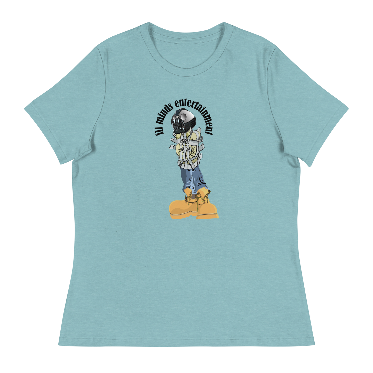 iLL Minds - Robo Man - Women's Relaxed Fit Hip-Hop Streetwear T-Shirt – Soft Cotton Tee