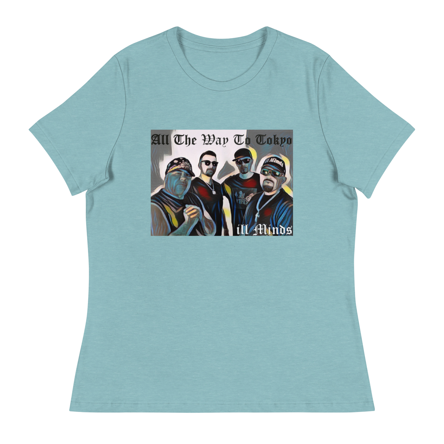 iLL Minds - All the Way to Tokyo Women's Relaxed T-Shirt | Soft & Comfortable Urban Fashion | Casual & Business Casual Look