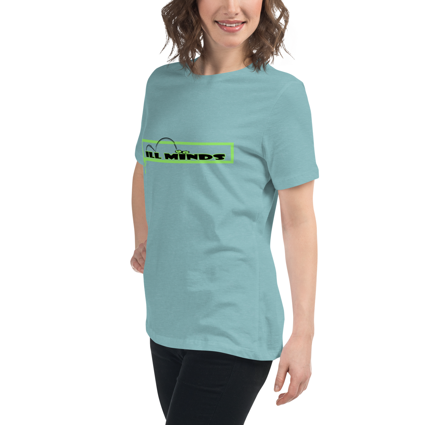 iLL Minds - iLL Eyes - Women's Relaxed Fit T-Shirt – Trendy Hip-Hop Streetwear Tee