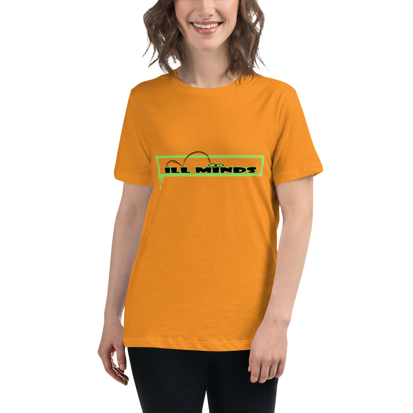 iLL Minds - iLL Eyes - Women's Relaxed Fit T-Shirt – Trendy Hip-Hop Streetwear Tee