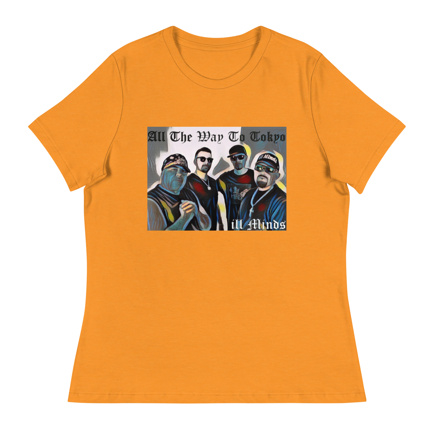 iLL Minds - All the Way to Tokyo Women's Relaxed T-Shirt | Soft & Comfortable Urban Fashion | Casual & Business Casual Look