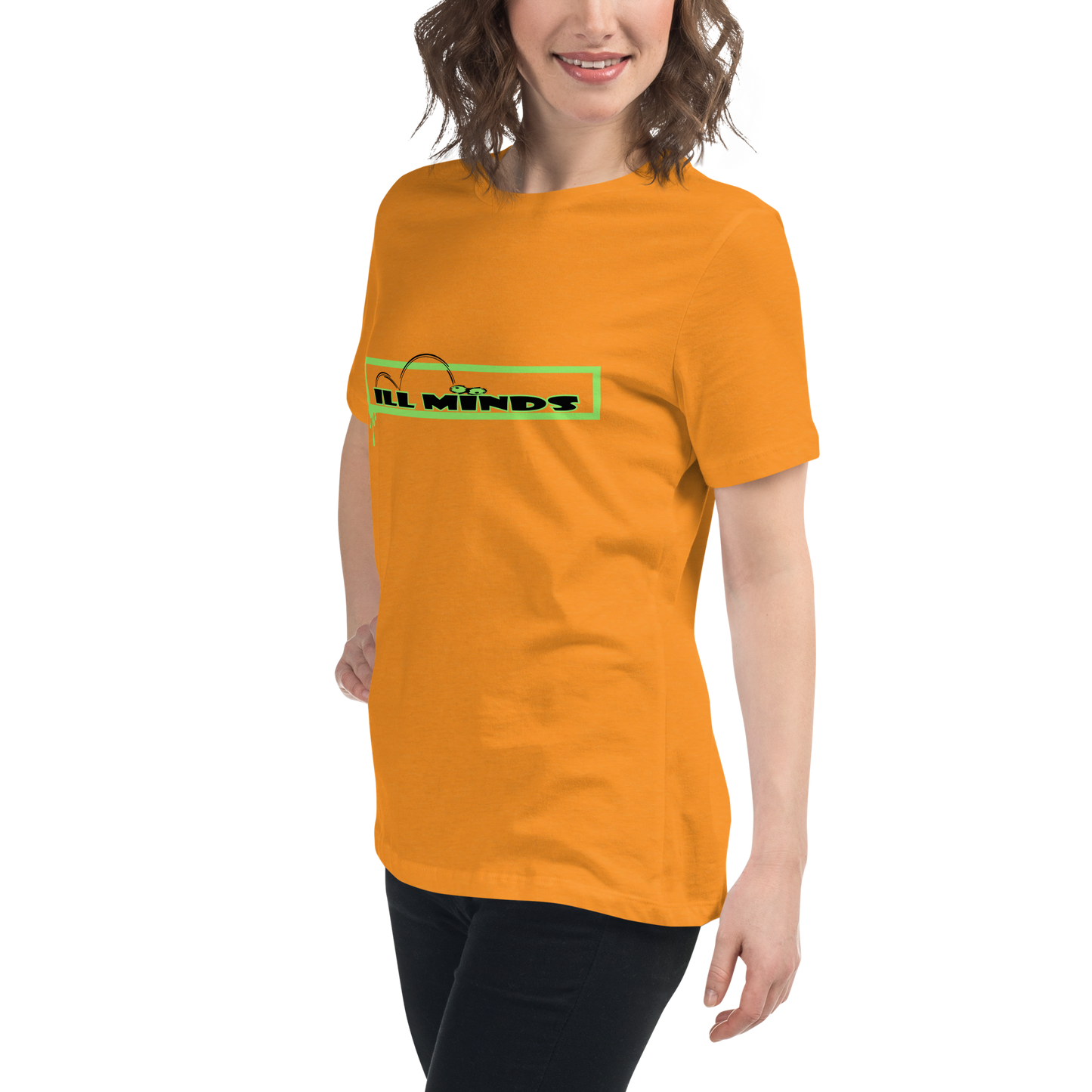 iLL Minds - iLL Eyes - Women's Relaxed Fit T-Shirt – Trendy Hip-Hop Streetwear Tee