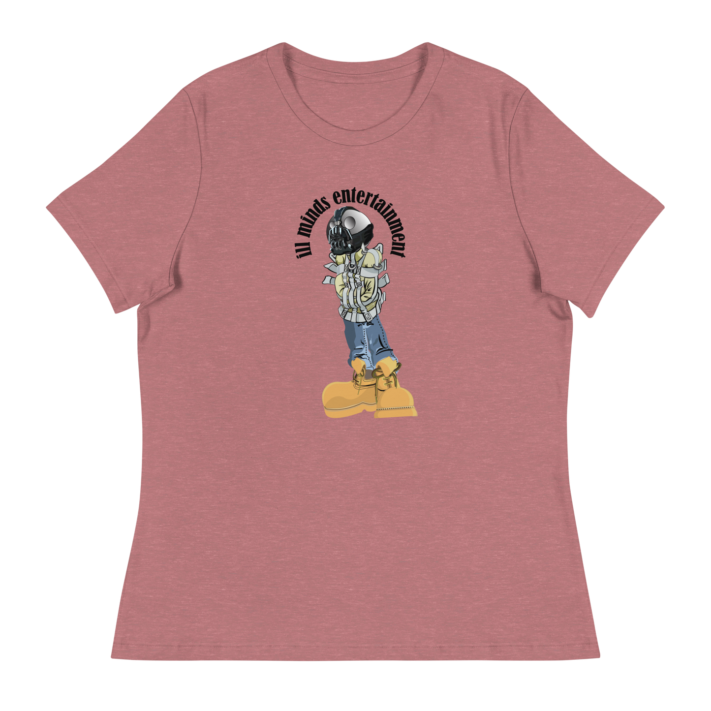 iLL Minds - Robo Man - Women's Relaxed Fit Hip-Hop Streetwear T-Shirt – Soft Cotton Tee