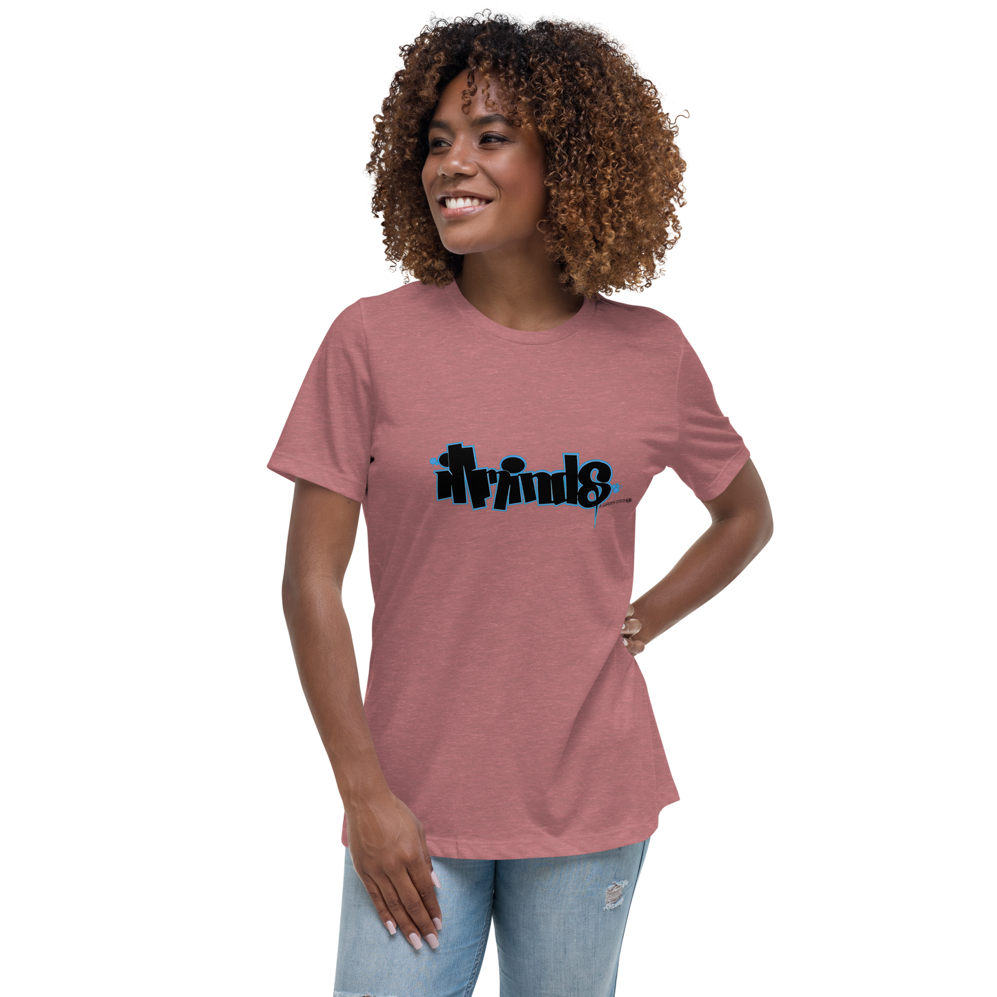 iLL Minds - Garden State Blue Women's T-Shirt | Hip-Hop & Rock Streetwear Tee
