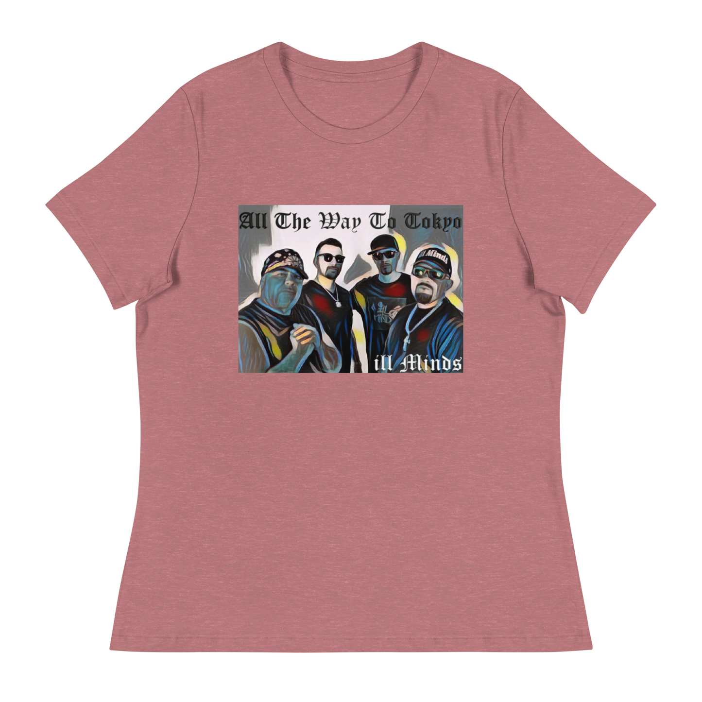 iLL Minds - All the Way to Tokyo Women's Relaxed T-Shirt | Soft & Comfortable Urban Fashion | Casual & Business Casual Look