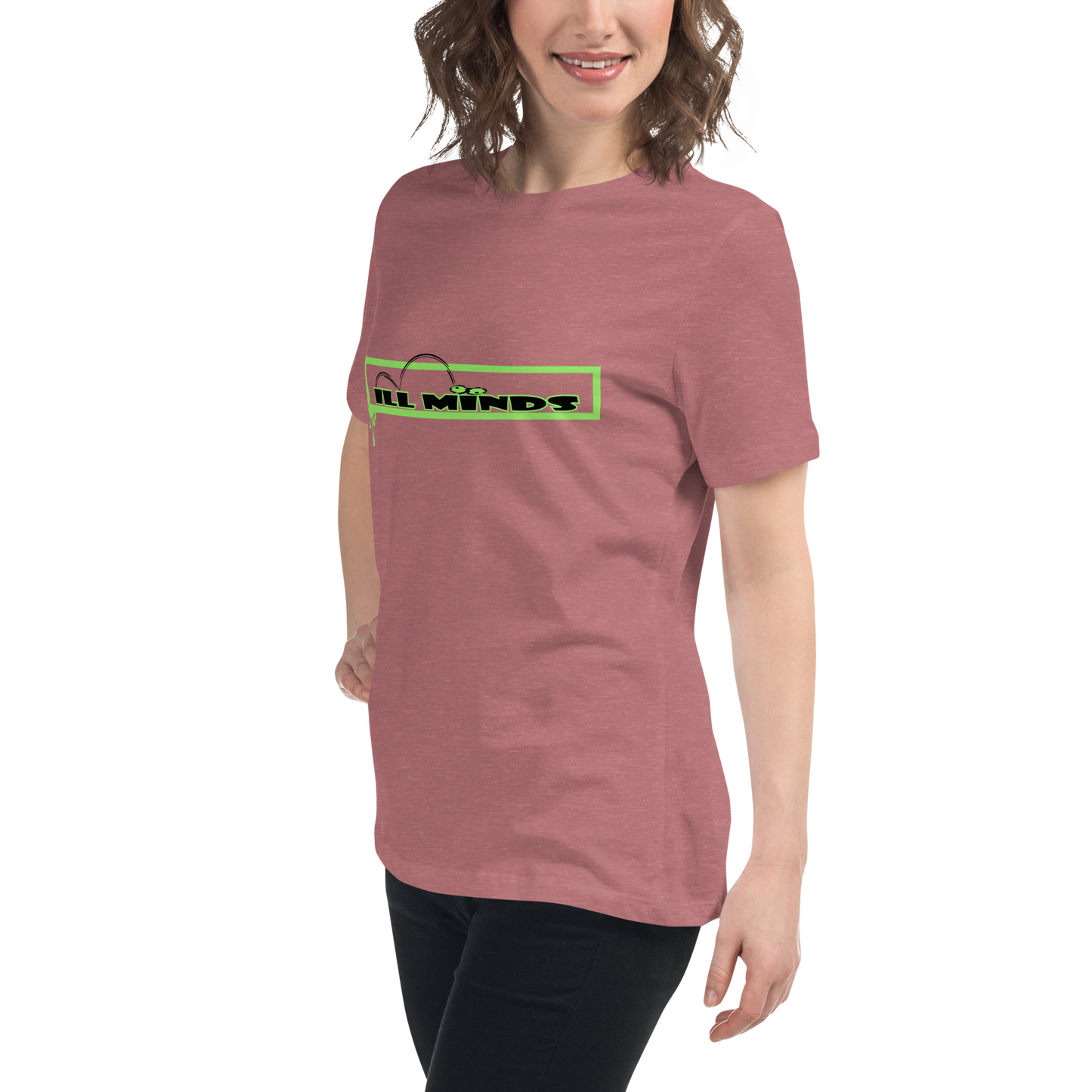 iLL Minds - iLL Eyes - Women's Relaxed Fit T-Shirt – Trendy Hip-Hop Streetwear Tee
