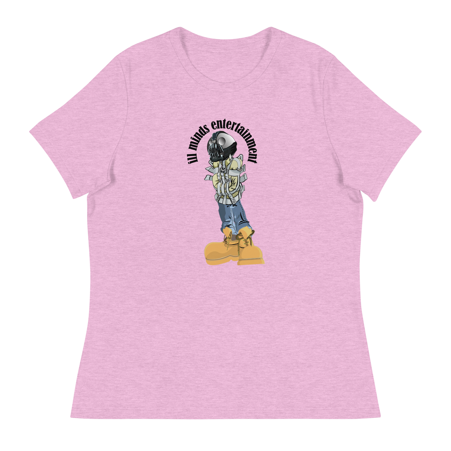 iLL Minds - Robo Man - Women's Relaxed Fit Hip-Hop Streetwear T-Shirt – Soft Cotton Tee