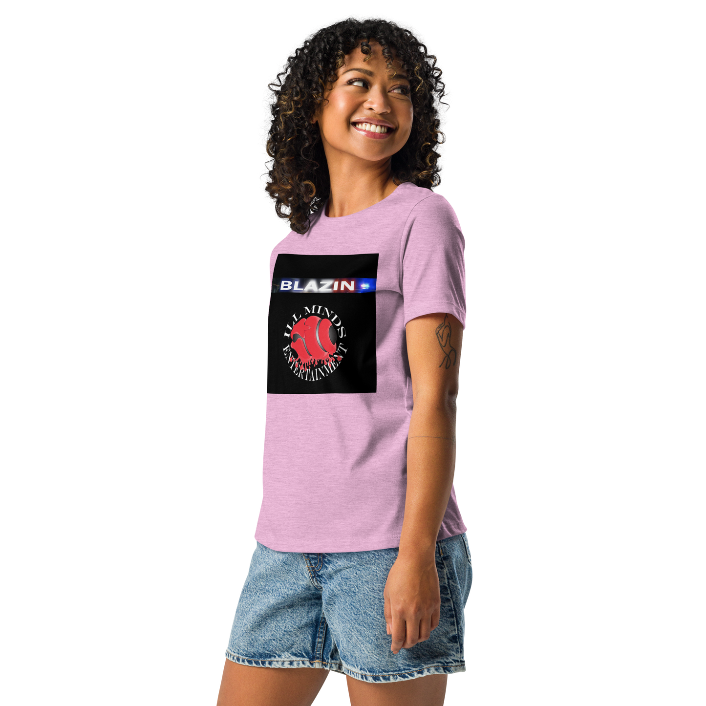 iLL Minds - Blazin - Women's Relaxed Fit T-Shirt – Soft, Stylish Hip-Hop Streetwear