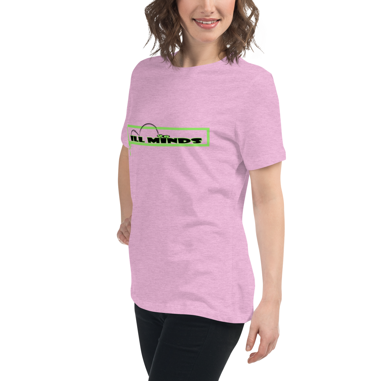 iLL Minds - iLL Eyes - Women's Relaxed Fit T-Shirt – Trendy Hip-Hop Streetwear Tee