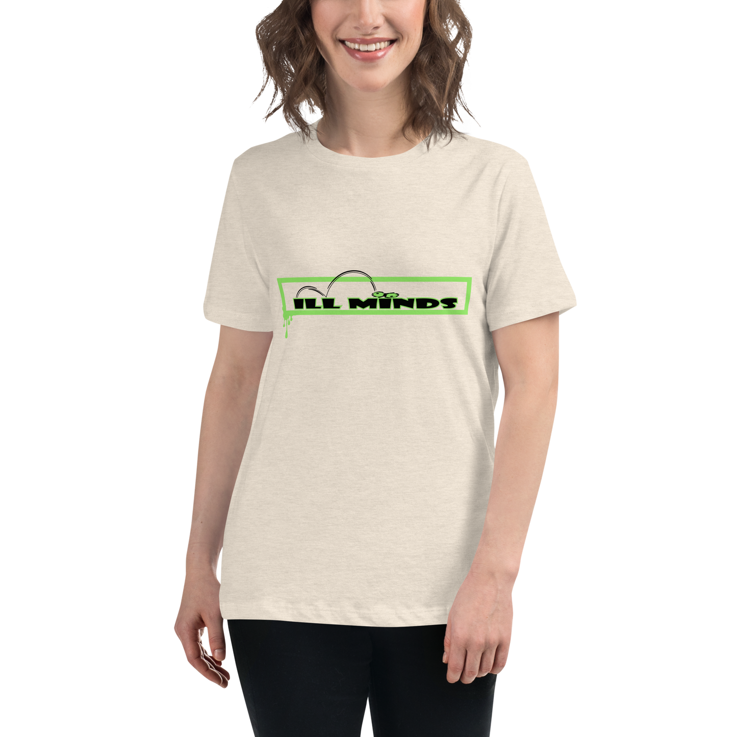 iLL Minds - iLL Eyes - Women's Relaxed Fit T-Shirt – Trendy Hip-Hop Streetwear Tee