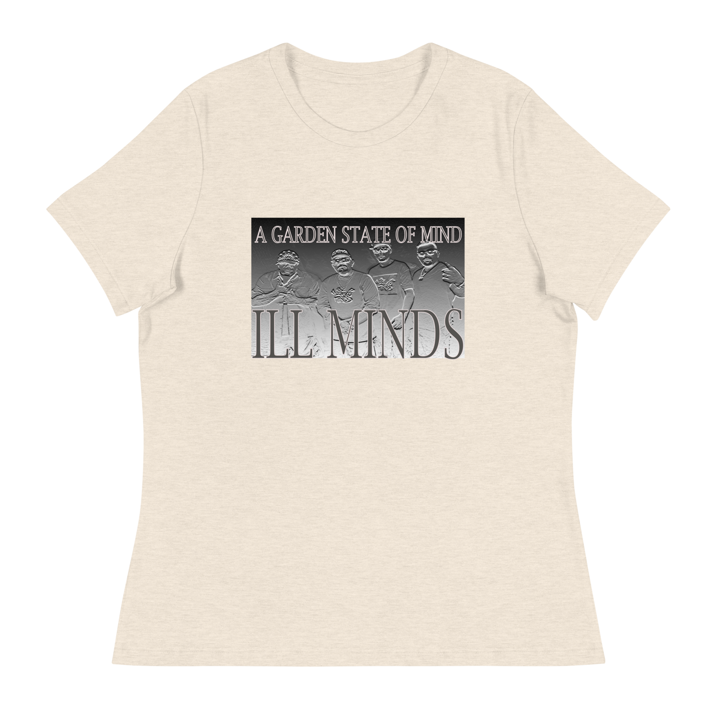 iLL Minds - Engraved Women's Relaxed T-Shirt | Soft & Stylish Hip-Hop Streetwear Tee