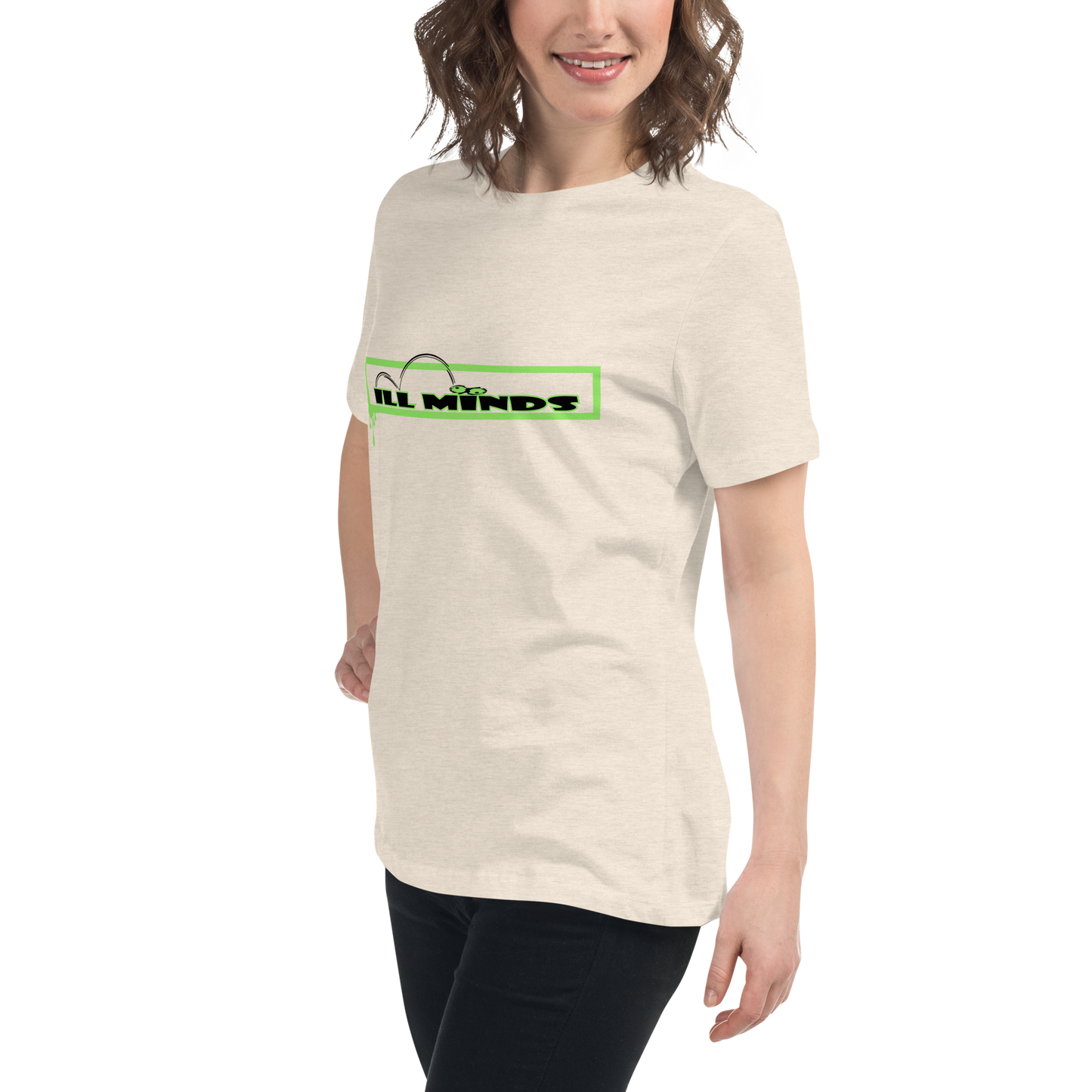 iLL Minds - iLL Eyes - Women's Relaxed Fit T-Shirt – Trendy Hip-Hop Streetwear Tee