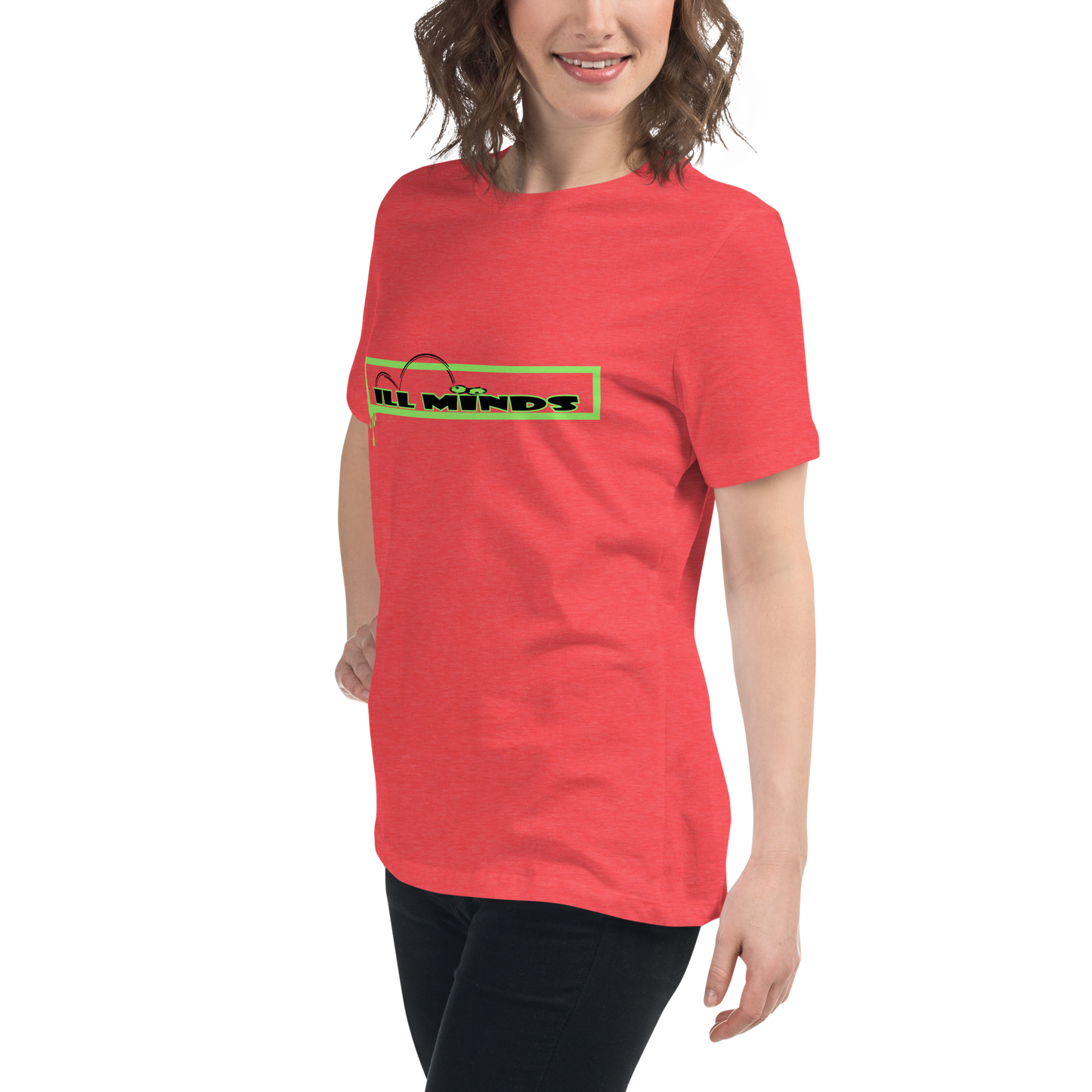iLL Minds - iLL Eyes - Women's Relaxed Fit T-Shirt – Trendy Hip-Hop Streetwear Tee