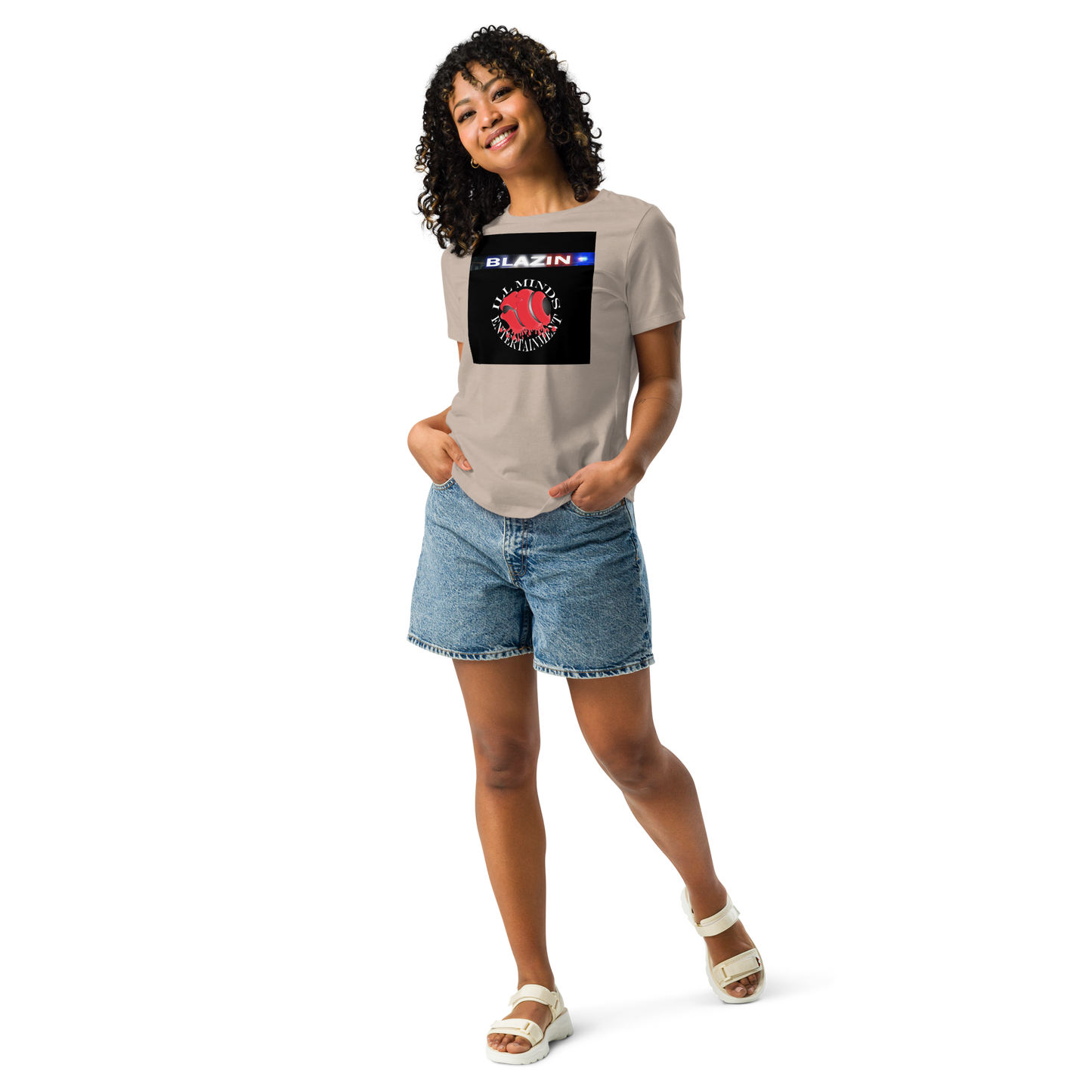 iLL Minds - Blazin - Women's Relaxed Fit T-Shirt – Soft, Stylish Hip-Hop Streetwear