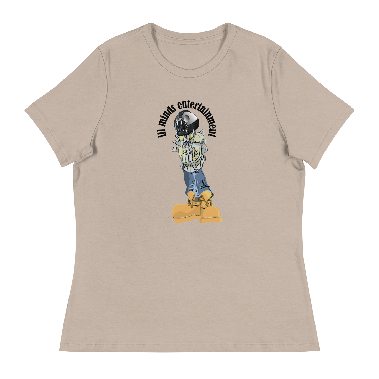 iLL Minds - Robo Man - Women's Relaxed Fit Hip-Hop Streetwear T-Shirt – Soft Cotton Tee