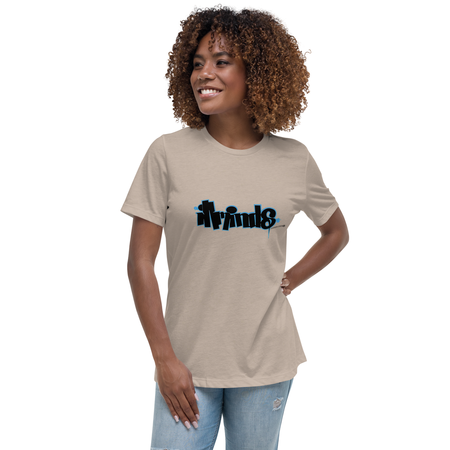 iLL Minds - Garden State Blue Women's T-Shirt | Hip-Hop & Rock Streetwear Tee