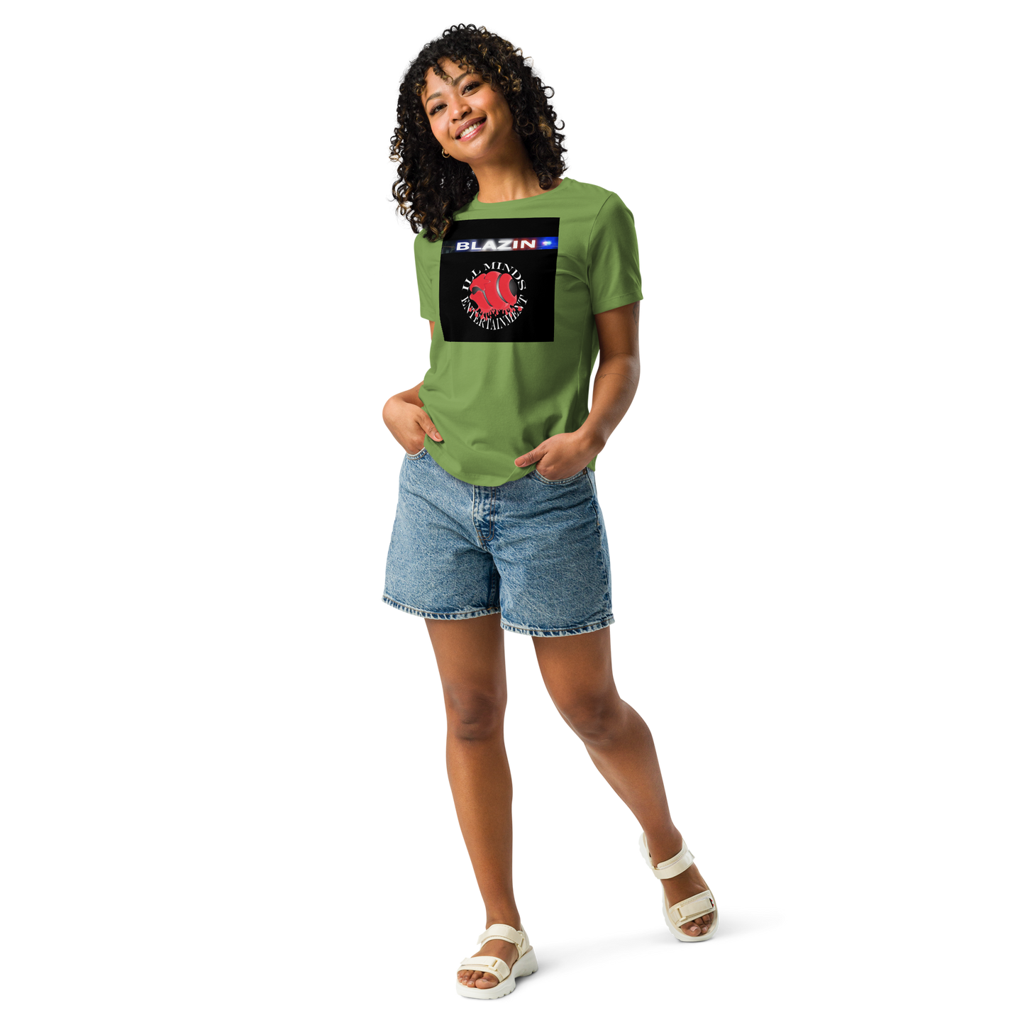iLL Minds - Blazin - Women's Relaxed Fit T-Shirt – Soft, Stylish Hip-Hop Streetwear