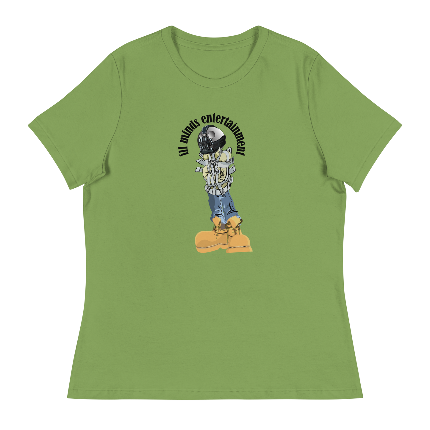 iLL Minds - Robo Man - Women's Relaxed Fit Hip-Hop Streetwear T-Shirt – Soft Cotton Tee