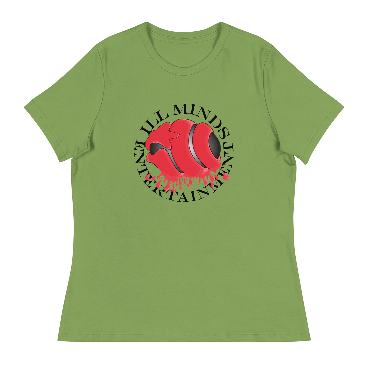 iLL Minds - Red Drip Women’s Relaxed T-Shirt – Soft & Stylish Hip-Hop Tee