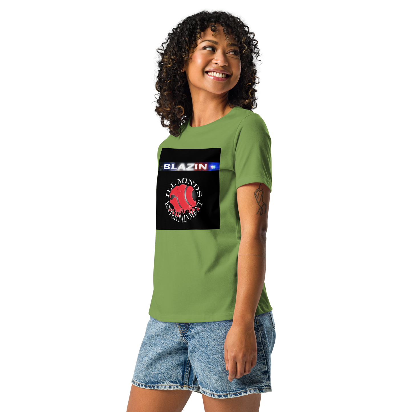 iLL Minds - Blazin - Women's Relaxed Fit T-Shirt – Soft, Stylish Hip-Hop Streetwear