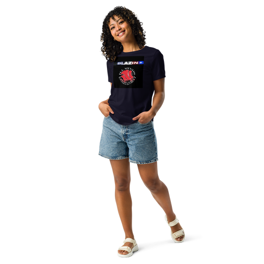 iLL Minds - Blazin - Women's Relaxed Fit T-Shirt – Soft, Stylish Hip-Hop Streetwear