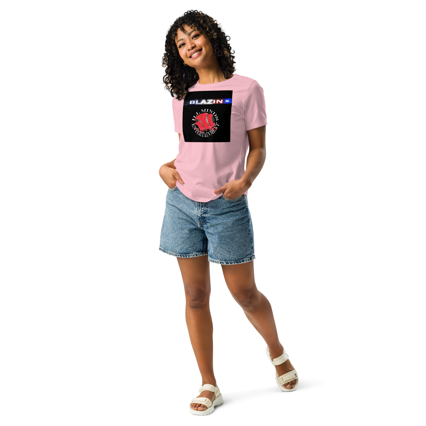 iLL Minds - Blazin - Women's Relaxed Fit T-Shirt – Soft, Stylish Hip-Hop Streetwear