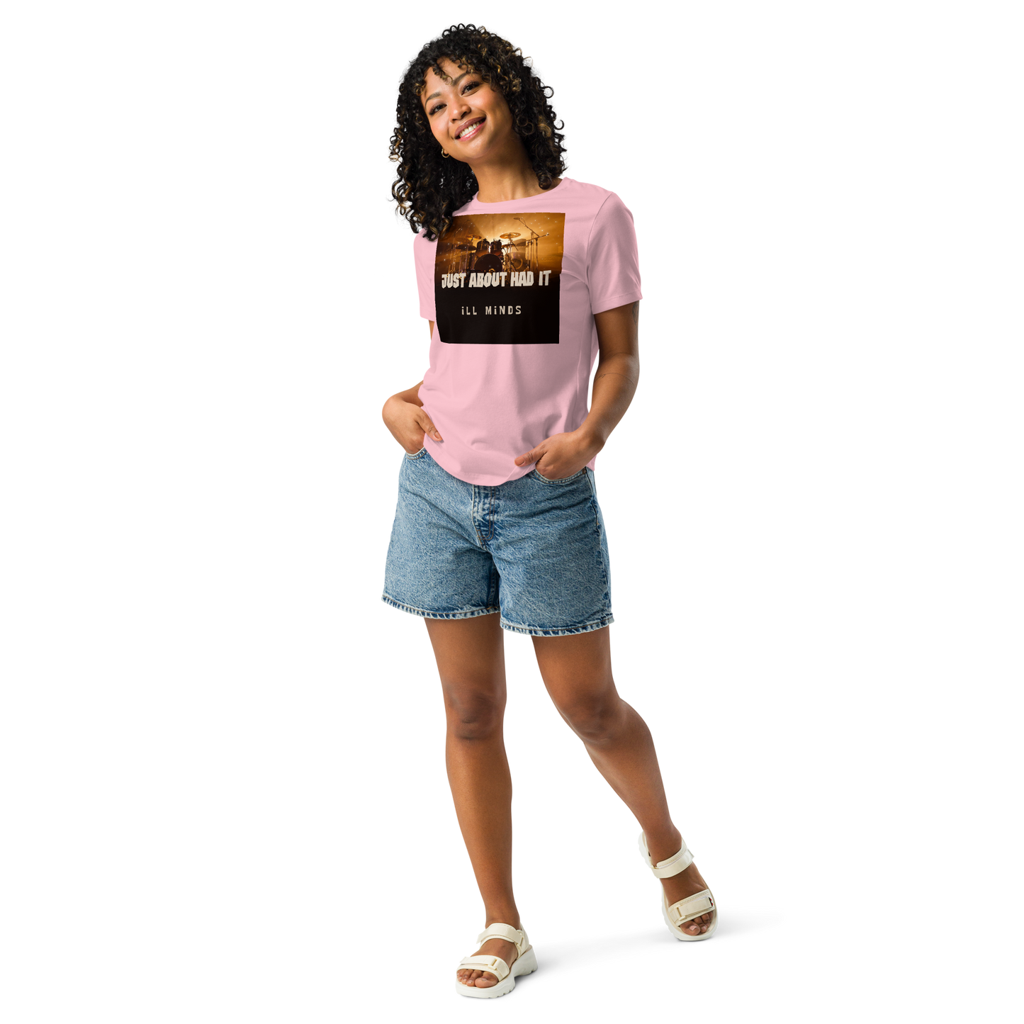 iLL Minds - Just About Had It - Women's Relaxed T-Shirt – Soft Cotton Streetwear Tee
