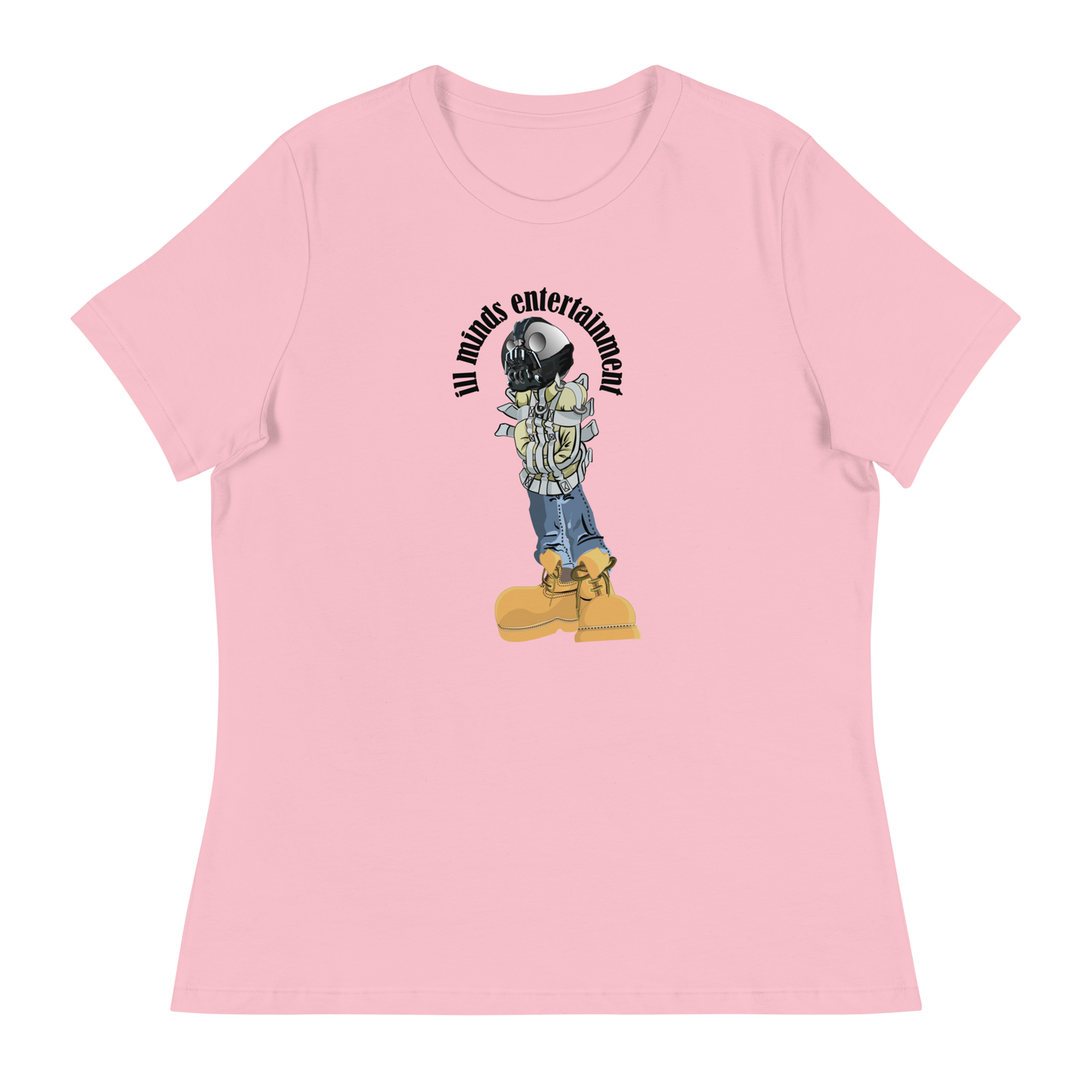 iLL Minds - Robo Man - Women's Relaxed Fit Hip-Hop Streetwear T-Shirt – Soft Cotton Tee