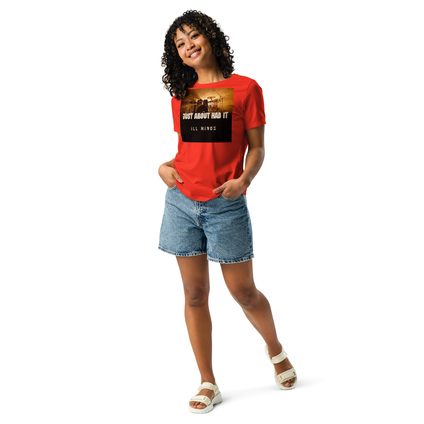 iLL Minds - Just About Had It - Women's Relaxed T-Shirt – Soft Cotton Streetwear Tee