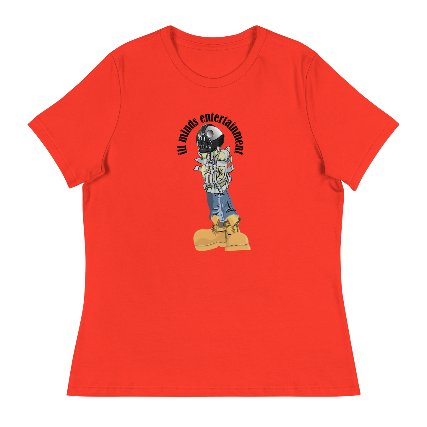 iLL Minds - Robo Man - Women's Relaxed Fit Hip-Hop Streetwear T-Shirt – Soft Cotton Tee