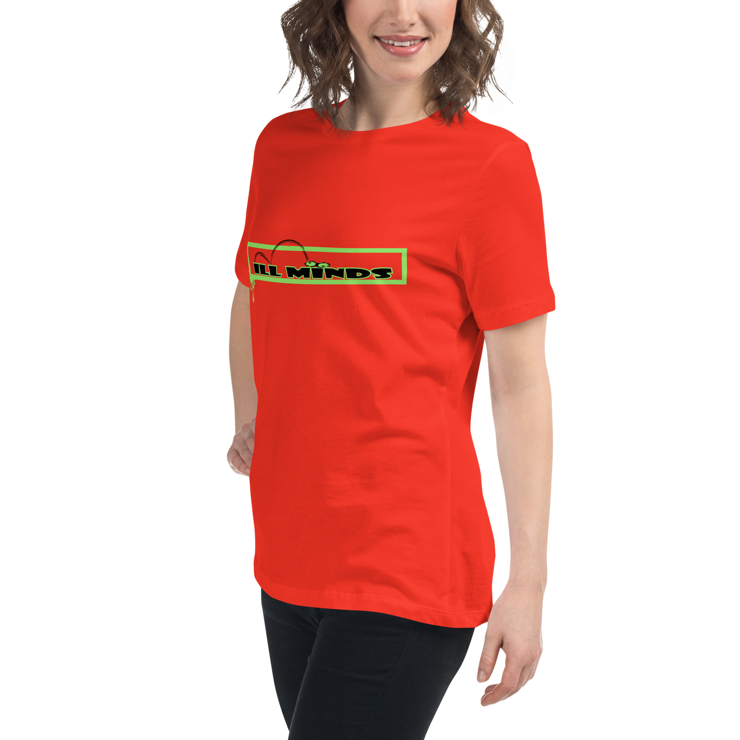 iLL Minds - iLL Eyes - Women's Relaxed Fit T-Shirt – Trendy Hip-Hop Streetwear Tee