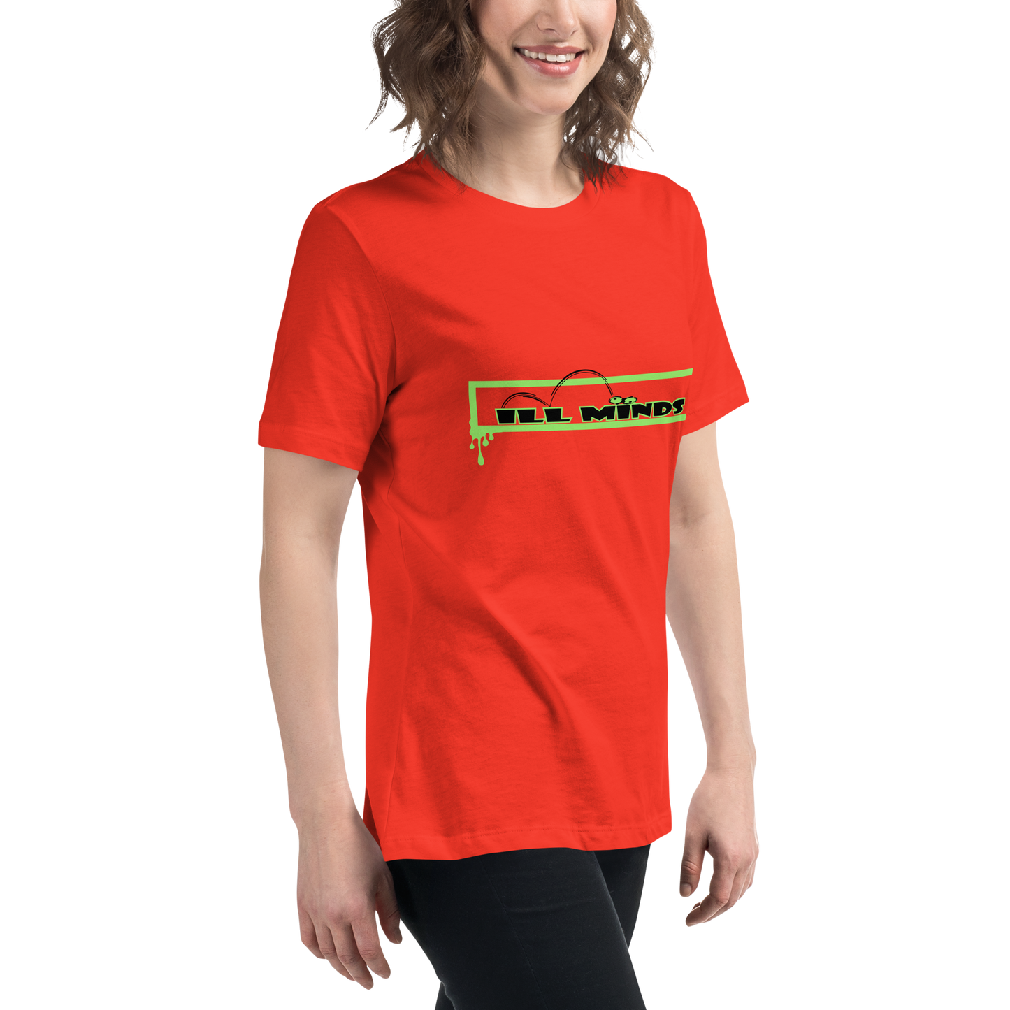 iLL Minds - iLL Eyes - Women's Relaxed Fit T-Shirt – Trendy Hip-Hop Streetwear Tee