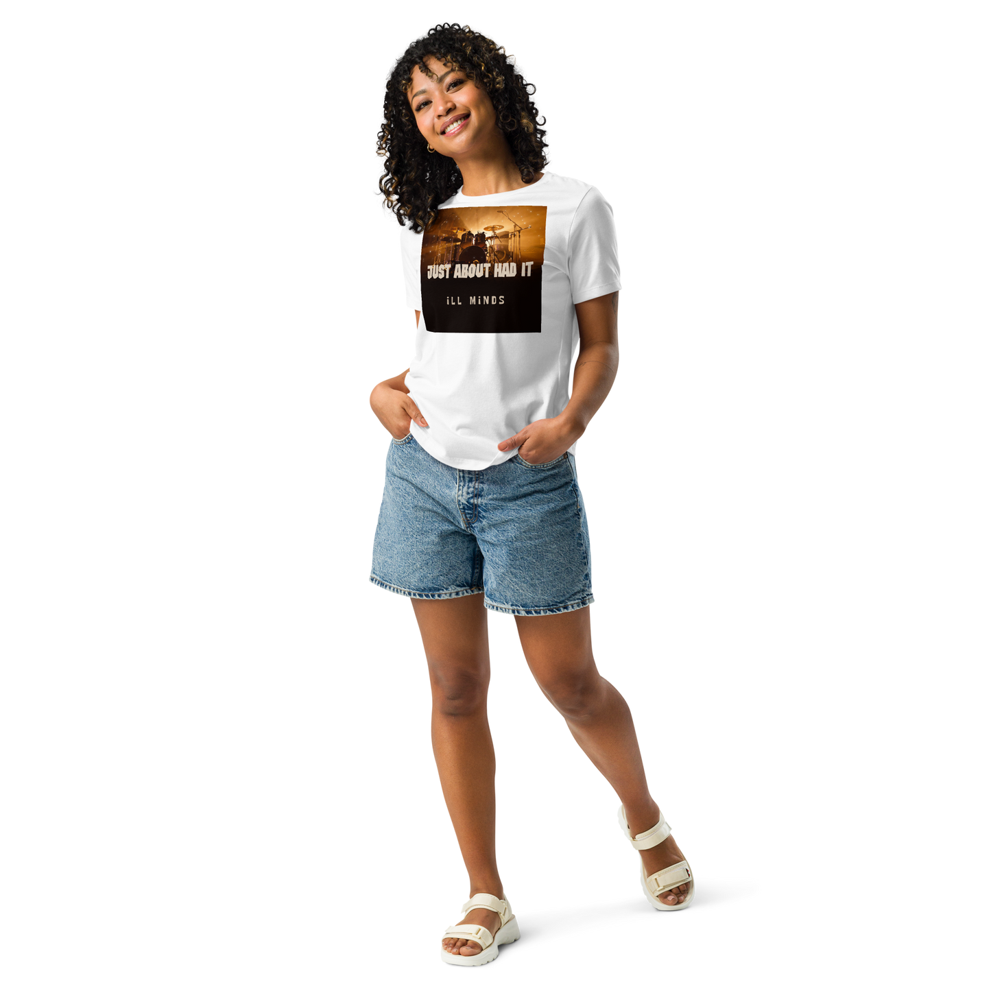 iLL Minds - Just About Had It - Women's Relaxed T-Shirt – Soft Cotton Streetwear Tee