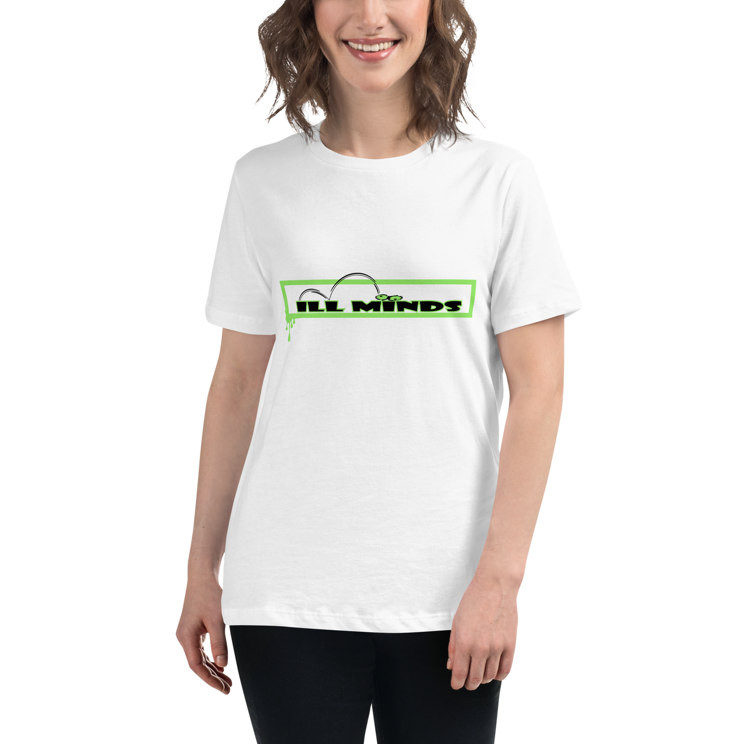 iLL Minds - iLL Eyes - Women's Relaxed Fit T-Shirt – Trendy Hip-Hop Streetwear Tee