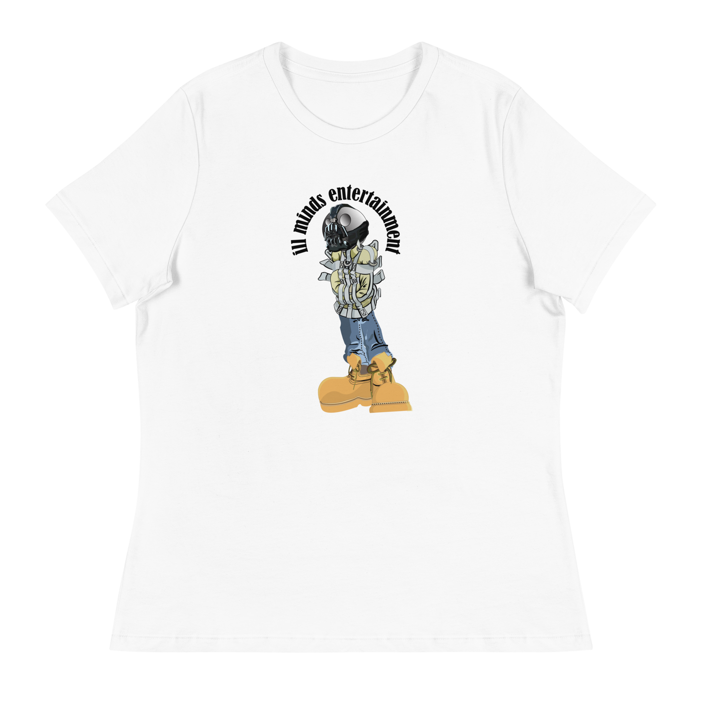 iLL Minds - Robo Man - Women's Relaxed Fit Hip-Hop Streetwear T-Shirt – Soft Cotton Tee