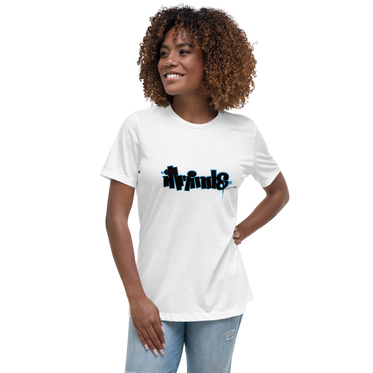 iLL Minds - Garden State Blue Women's T-Shirt | Hip-Hop & Rock Streetwear Tee