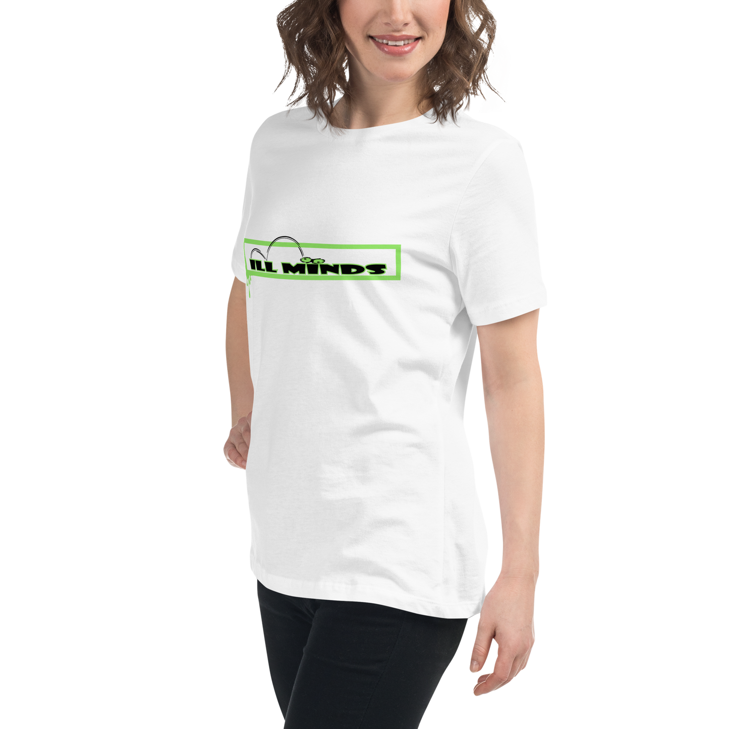 iLL Minds - iLL Eyes - Women's Relaxed Fit T-Shirt – Trendy Hip-Hop Streetwear Tee