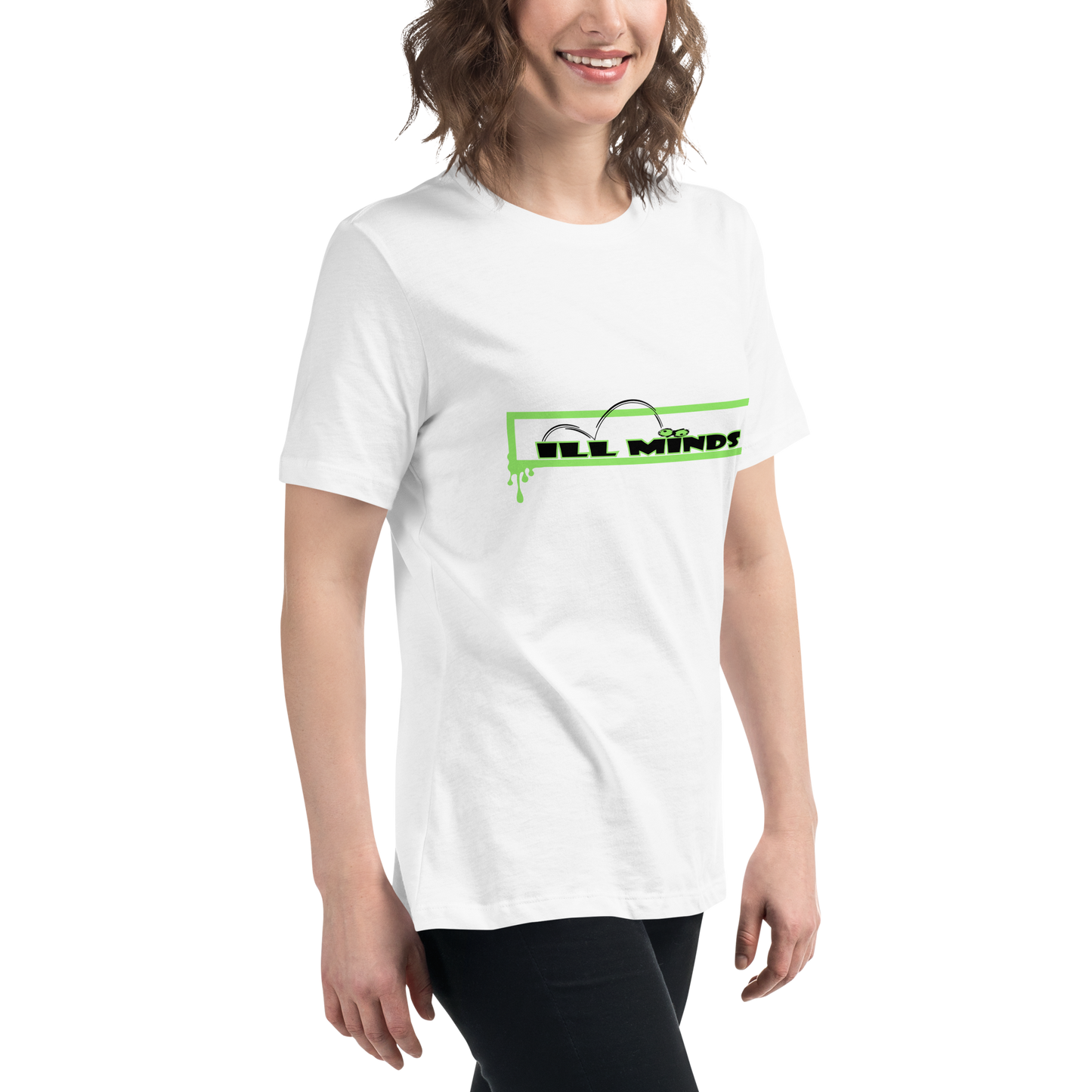 iLL Minds - iLL Eyes - Women's Relaxed Fit T-Shirt – Trendy Hip-Hop Streetwear Tee